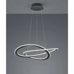 Luminaires Trio Suspension Trio OAKLAND LED Anthracite, 1 lumière* Éclairage Led