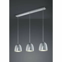 Luminaires Trio Suspension Trio ONTARIO Nickel mat, 3 lumières