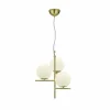 Luminaires Trio Suspension Trio PURE Laiton, 3 lumières