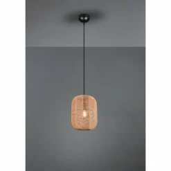 Lampes Vintages & Rétros-Luminaires Trio Suspension Trio Runa Noir, 1 lumière