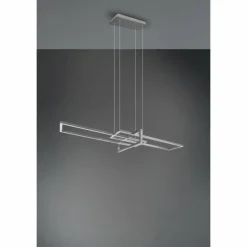 Luminaires Trio Suspension Trio Salinas LED Nickel mat, 1 lumière* Éclairage Led