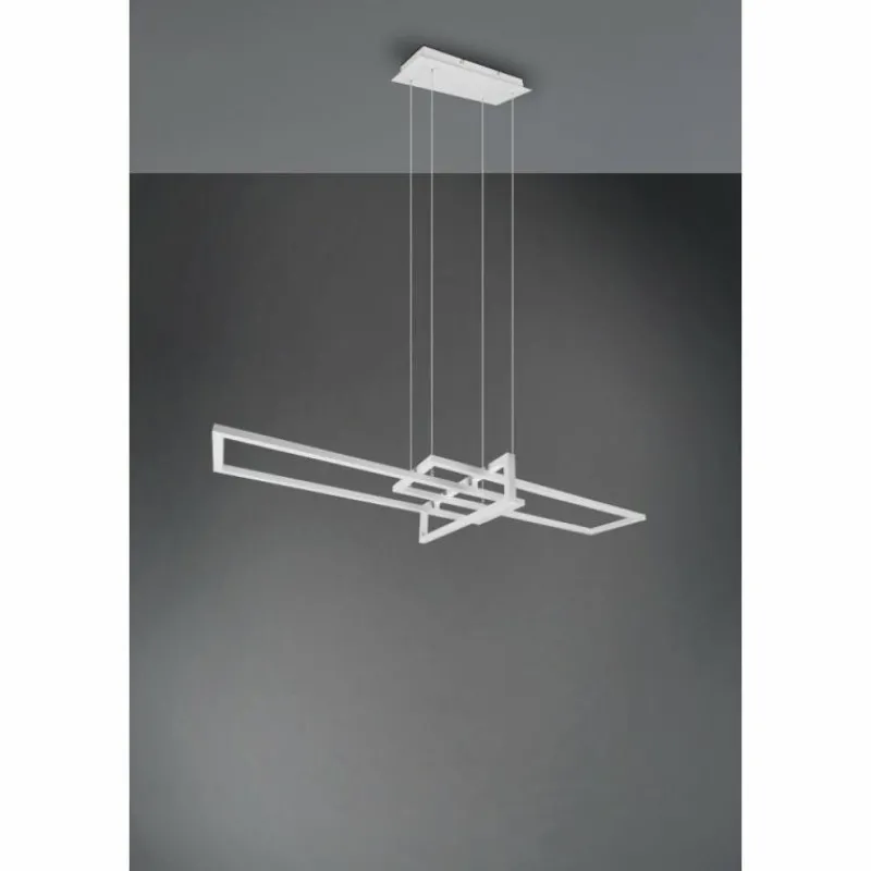 Luminaires Trio Suspension Trio Salinas LED Blanc, 1 lumière* Éclairage Led