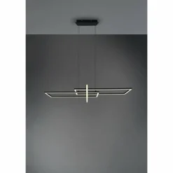 Luminaires Trio Suspension Trio Salinas LED Noir, 1 lumière* Éclairage Led