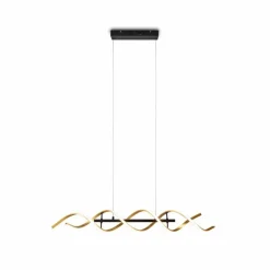 Luminaires Trio Suspension Trio Sequence LED Laiton, Noir, 1 lumière* Éclairage Led