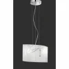 Luminaires Rustiques-Luminaires Trio Suspension Trio SPIRELLI Blanc, 2 lumières