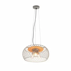 Luminaires Trio Suspension Trio Tamil Brun foncé, Nickel mat, 3 lumières* Suspensions