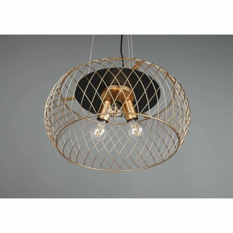 Luminaires Trio Suspension Trio Tamil Noir, 3 lumières* Suspensions