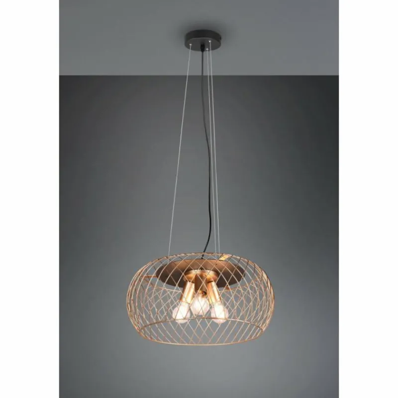 Luminaires Trio Suspension Trio Tamil Noir, 3 lumières* Suspensions