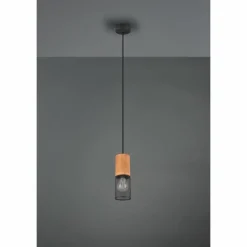 Lampes Vintages & Rétros-Luminaires Trio Suspension Trio Tosh LED Noir, 1 lumière