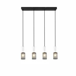 Luminaires Trio Suspension Trio TOSH Noir, 4 lumières* Suspensions