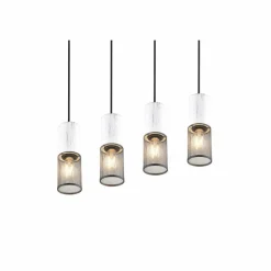 Luminaires Trio Suspension Trio TOSH Noir, 4 lumières* Suspensions