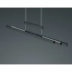 Luminaires Trio Suspension Trio Trajan LED Noir, 3 lumières* Éclairage Led