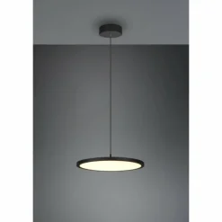 Luminaires Trio Suspension Trio Tray LED Noir, 1 lumière* Éclairage Led