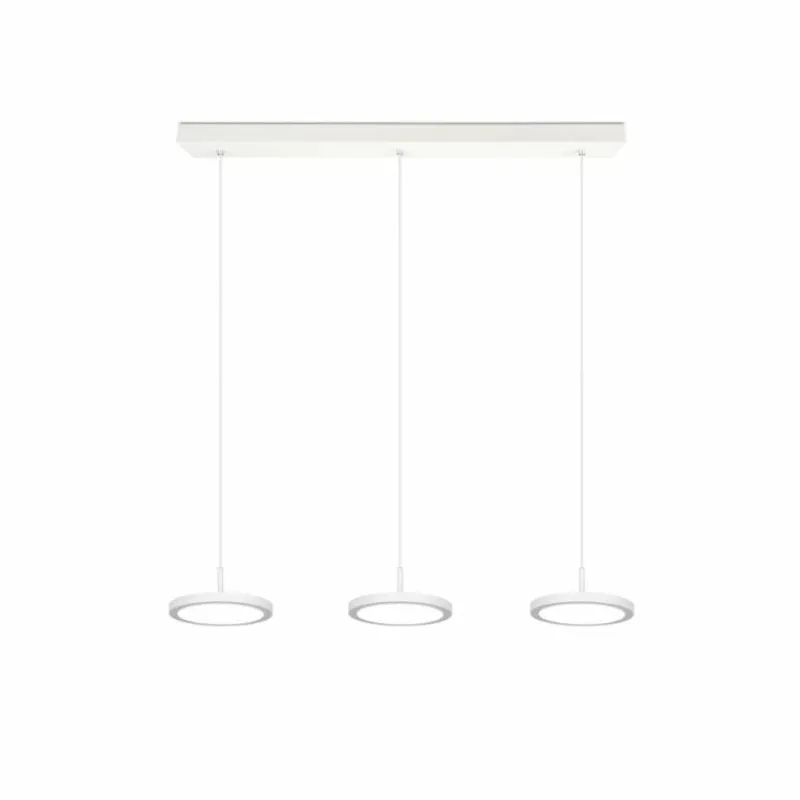 Luminaires Trio Suspension Trio Tray LED Blanc, 3 lumières* Suspensions