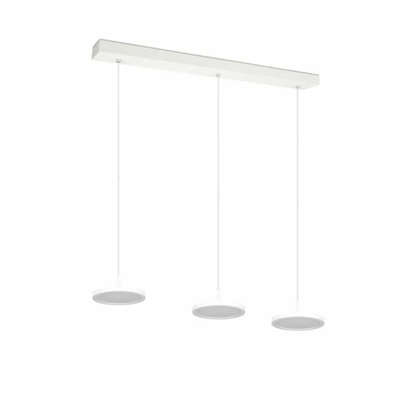 Luminaires Trio Suspension Trio Tray LED Blanc, 3 lumières* Suspensions