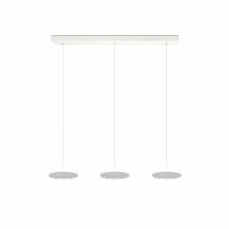 Luminaires Trio Suspension Trio Tray LED Blanc, 3 lumières* Suspensions
