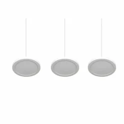 Luminaires Trio Suspension Trio Tray LED Blanc, 3 lumières* Suspensions