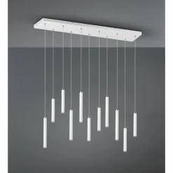 Luminaires Trio Suspension Trio Tubular LED Blanc, 11 lumières* Suspensions