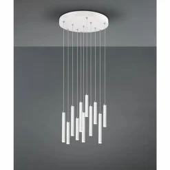Luminaires Trio Suspension Trio Tubular LED Blanc, 11 lumières* Éclairage Led