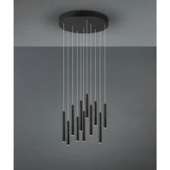 Luminaires Trio Suspension Trio Tubular LED Noir, 11 lumières* Éclairage Led