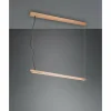 Lampes En Bois-Luminaires Trio Suspension Trio-Leuchten Bellari LED Brun, 1 lumière