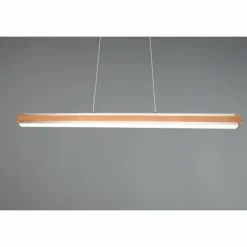 Lampes En Bois-Luminaires Trio Suspension Trio-Leuchten Deacon LED Brun, 1 lumière