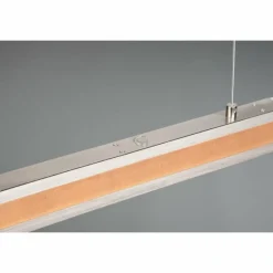 Lampes En Bois-Luminaires Trio Suspension Trio-Leuchten Deacon LED Brun, 1 lumière