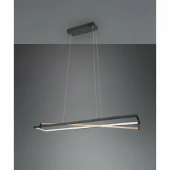 Luminaires Trio Suspension Trio-Leuchten Edge LED Noir, 1 lumière* Éclairage Led