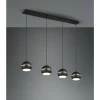 Luminaires Trio Suspension Trio-Leuchten Fletcher Noir, 4 lumières* Suspensions