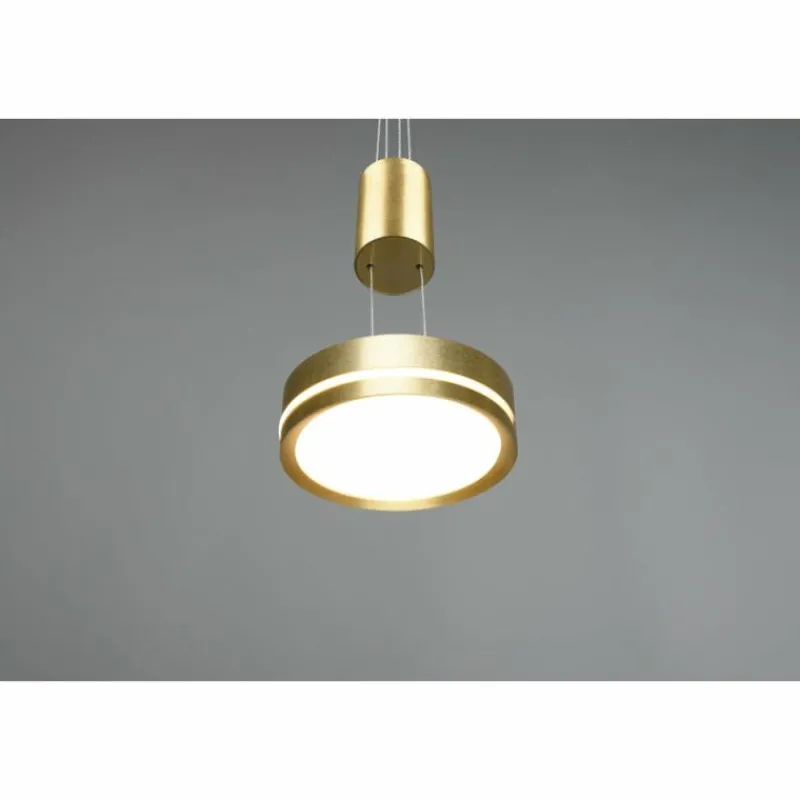 Luminaires Trio Suspension Trio-Leuchten Franklin LED Laiton, 1 lumière* Éclairage Led