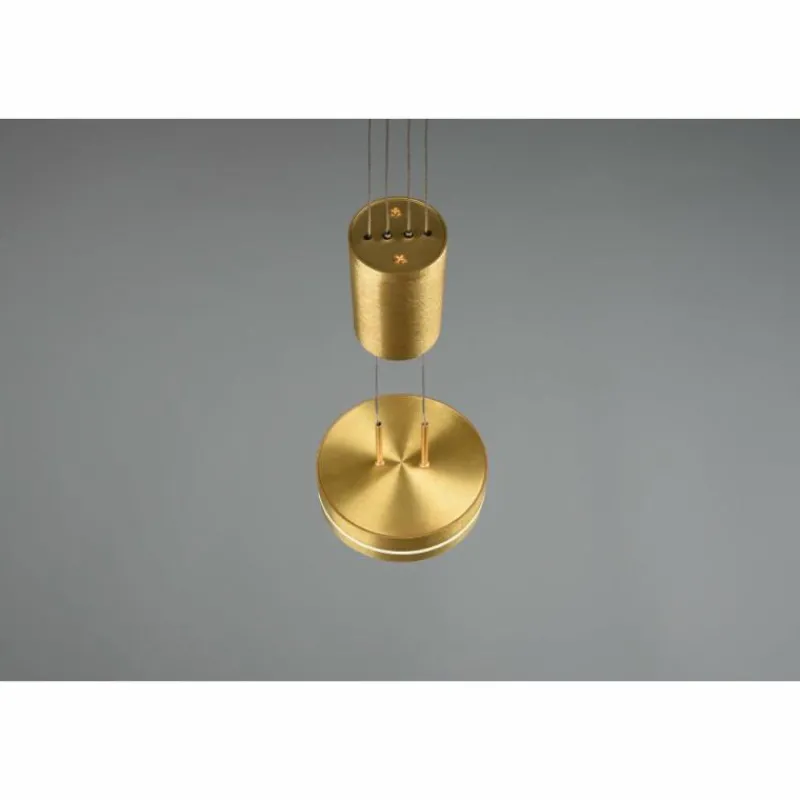 Luminaires Trio Suspension Trio-Leuchten Franklin LED Laiton, 1 lumière* Éclairage Led
