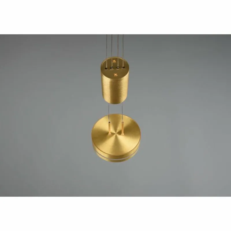 Luminaires Trio Suspension Trio-Leuchten Franklin LED Laiton, 1 lumière* Éclairage Led
