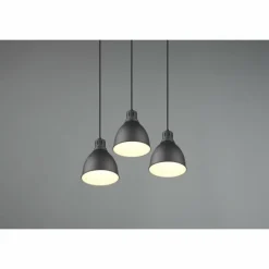 Luminaires Trio Suspension Trio-Leuchten Henley Noir, 3 lumières* Suspensions