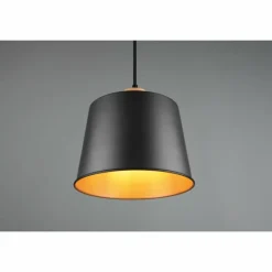 Lampes Vintages & Rétros-Luminaires Trio Suspension Trio-Leuchten Harris Noir, 1 lumière