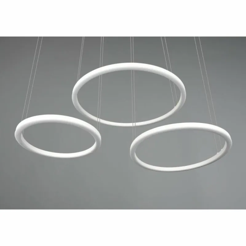 Luminaires Trio Suspension Trio-Leuchten Morrison LED Blanc, 1 lumière* Suspensions