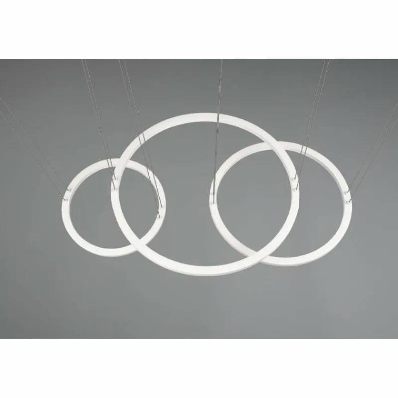 Luminaires Trio Suspension Trio-Leuchten Morrison LED Blanc, 1 lumière* Suspensions