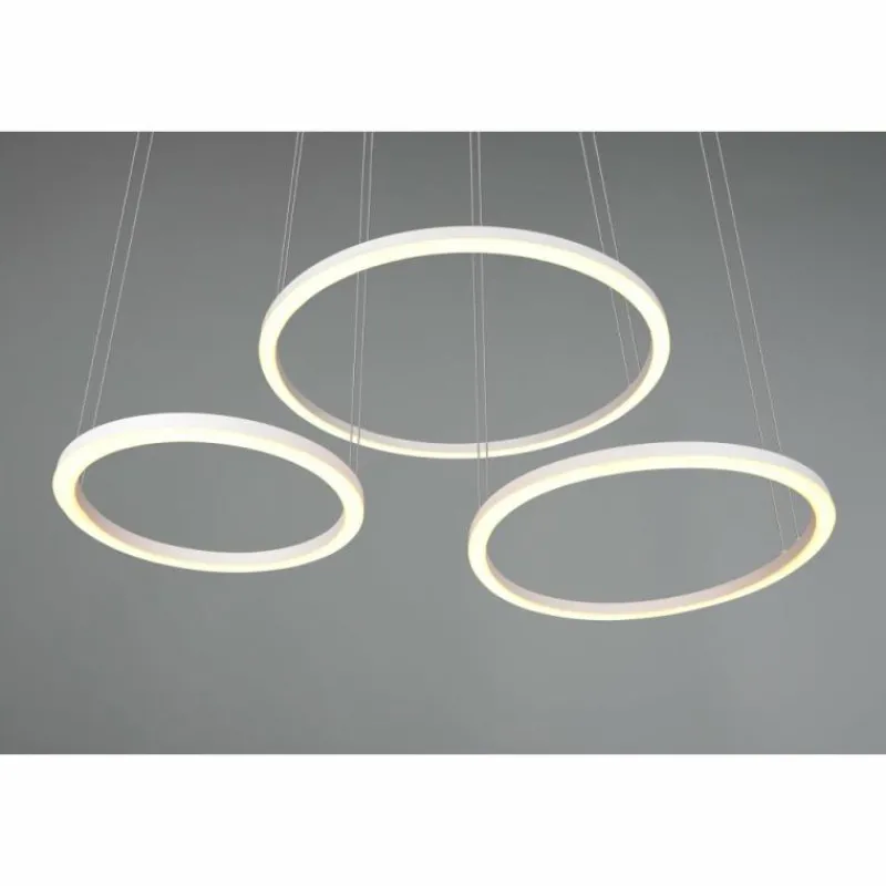 Luminaires Trio Suspension Trio-Leuchten Morrison LED Blanc, 1 lumière* Suspensions