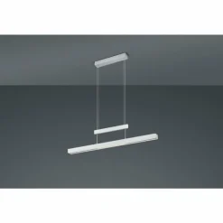Luminaires Trio Suspension Trio-Leuchten Trajan LED Nickel mat, 3 lumières* Éclairage Led