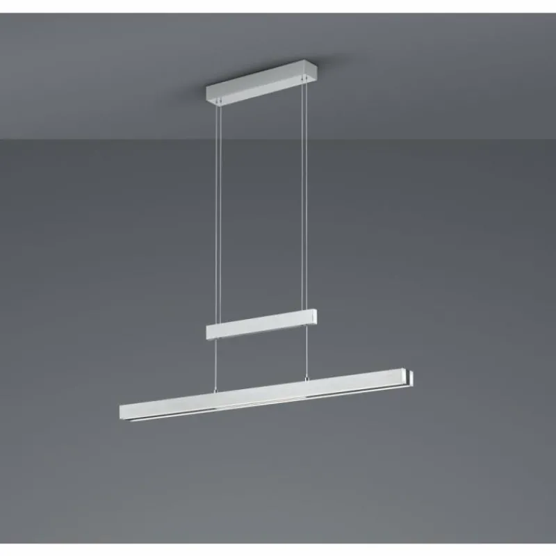 Luminaires Trio Suspension Trio-Leuchten Trajan LED Aluminium, 1 lumière* Éclairage Led