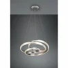 Luminaires Trio Suspension Trio-Leuchten Yara LED Nickel mat, 1 lumière* Éclairage Led