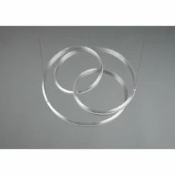 Luminaires Trio Suspension Trio-Leuchten Yara LED Nickel mat, 1 lumière* Éclairage Led