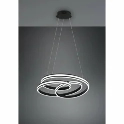 Luminaires Trio Suspension Trio-Leuchten Yara LED Noir, 1 lumière* Éclairage Led
