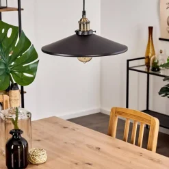 Lampes Industrielles-hofstein Suspension Tripolis Noir, 1 lumière