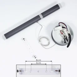 hofstein Suspension Térou LED Anthracite, 1 lumière