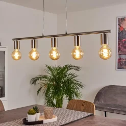 hofstein Suspension Tulla Nickel mat, 5 lumières