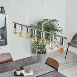 hofstein Suspension Tulla Nickel mat, 7 lumières