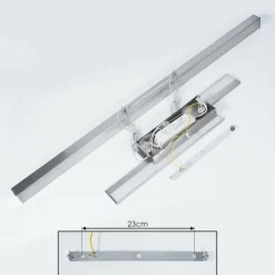 hofstein Suspension Tumbila LED Nickel mat, 1 lumière
