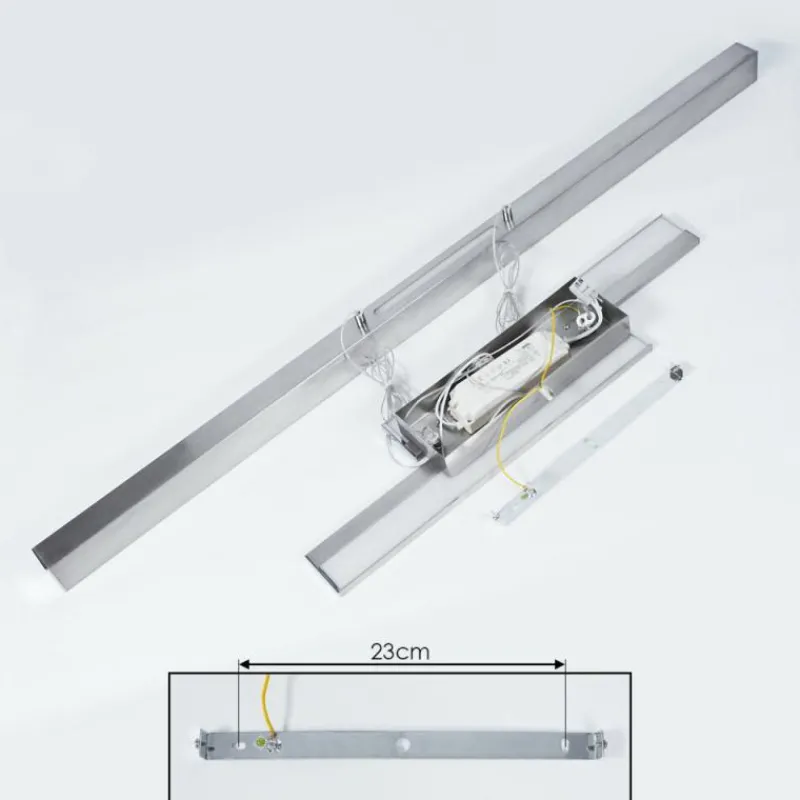 hofstein Suspension Tumbila LED Nickel mat, 1 lumière