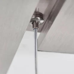 hofstein Suspension Tumbila LED Nickel mat, 1 lumière