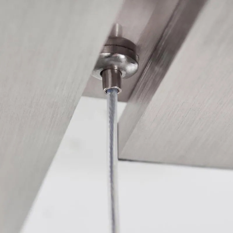 hofstein Suspension Tumbila LED Nickel mat, 1 lumière